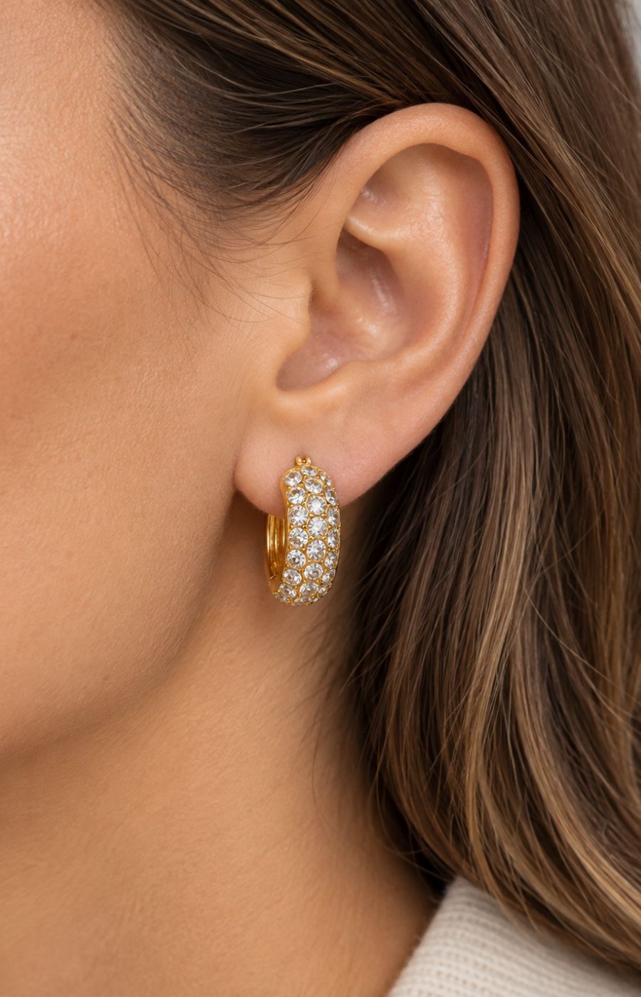 Elara Earrings in Gold 