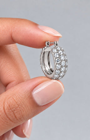 Elara Earrings in Silver 