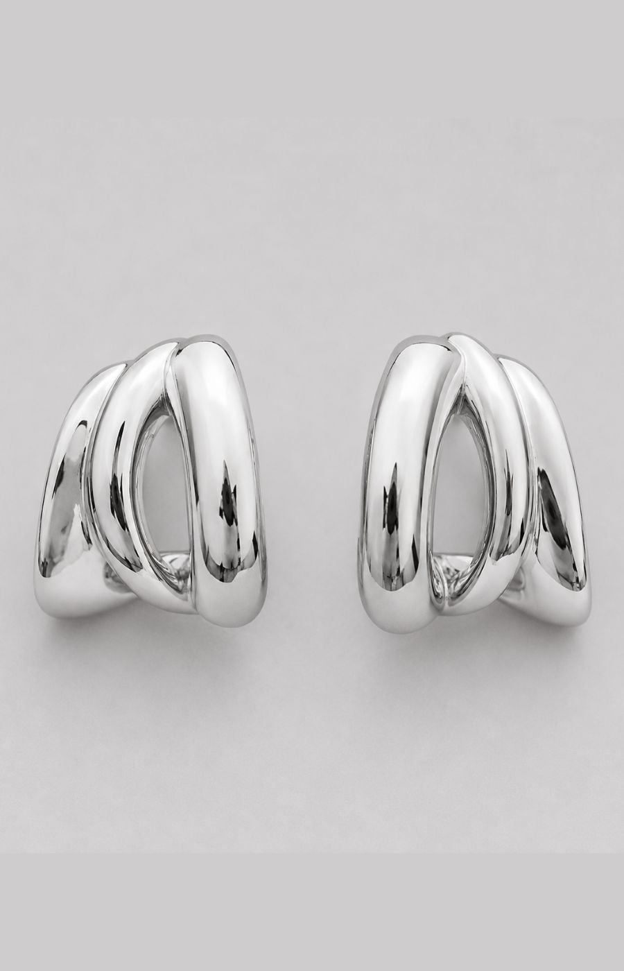 Elena Earrings in Silver 