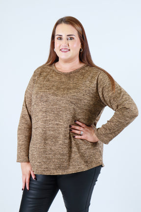 Elisa Top in Tan