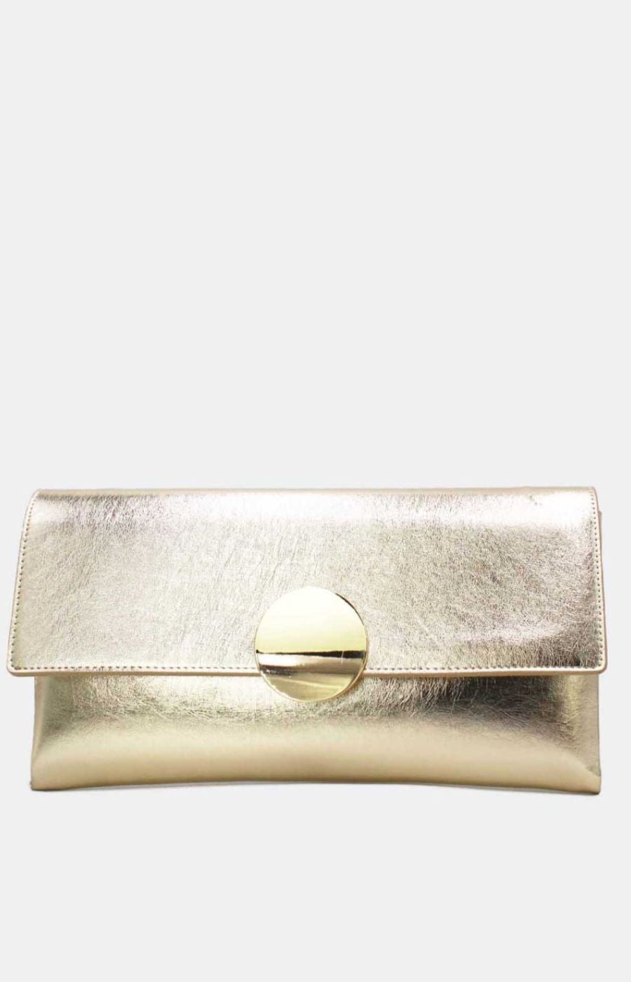 Ella Clutch Bag in Gold 