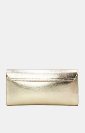 Ella Clutch Bag in Gold 
