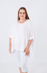 Ellen Blouse in White 