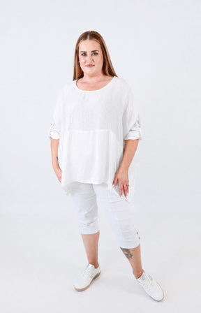 Ellen Blouse in White 