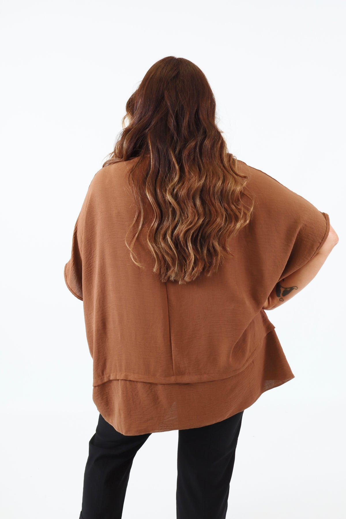 Elodie Blouse in Brown