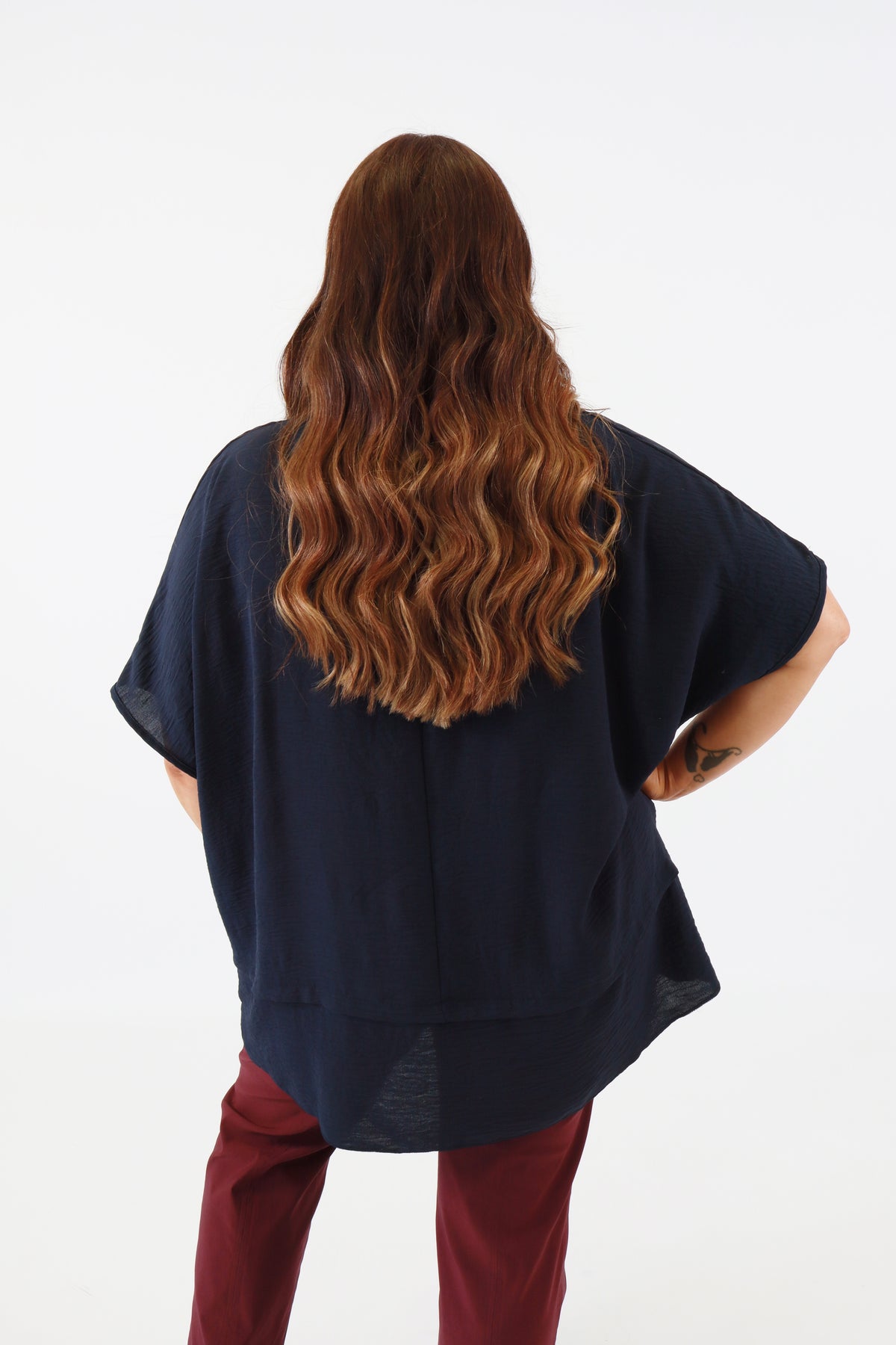 Elodie Blouse in Navy
