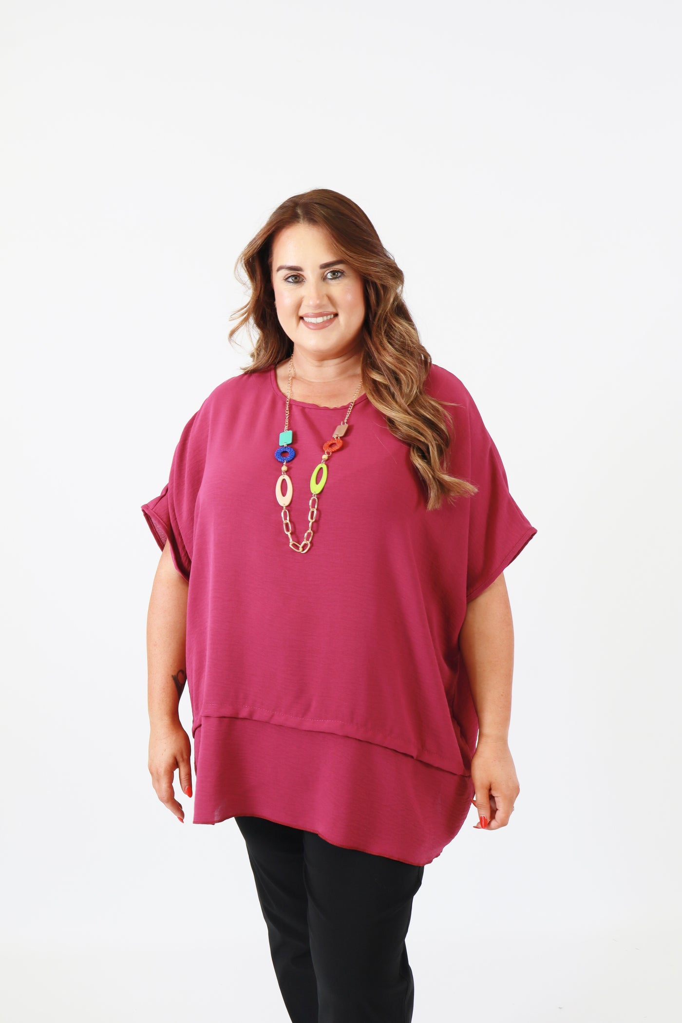 Elodie Blouse in Plum