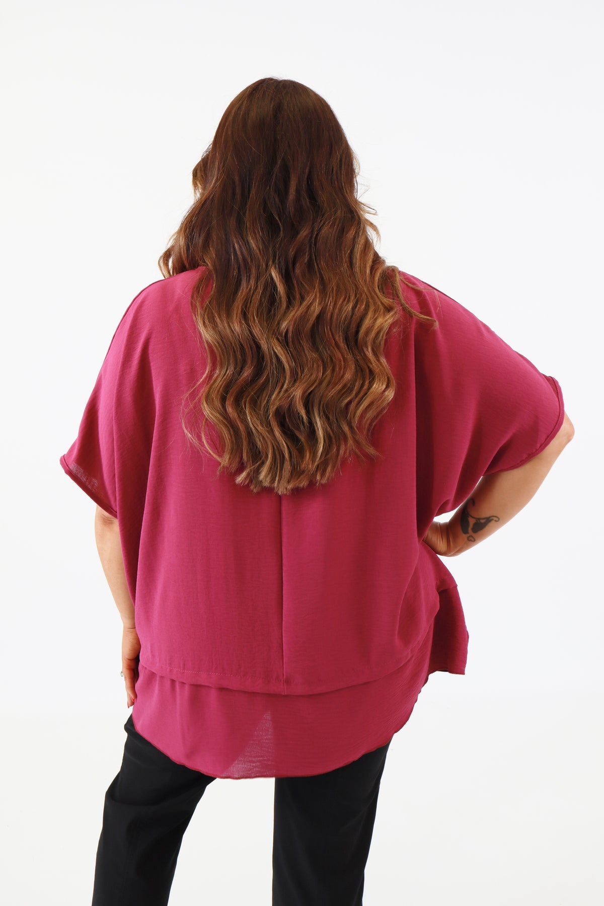 Elodie Blouse in Plum