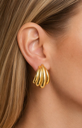 Elodie Earrings in Gold