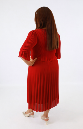 Elsie Dress in Red