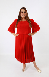 Elsie Dress in Red