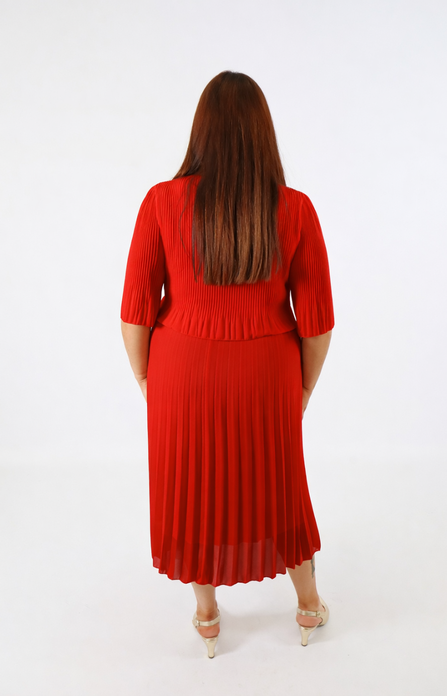 Elsie Dress in Red