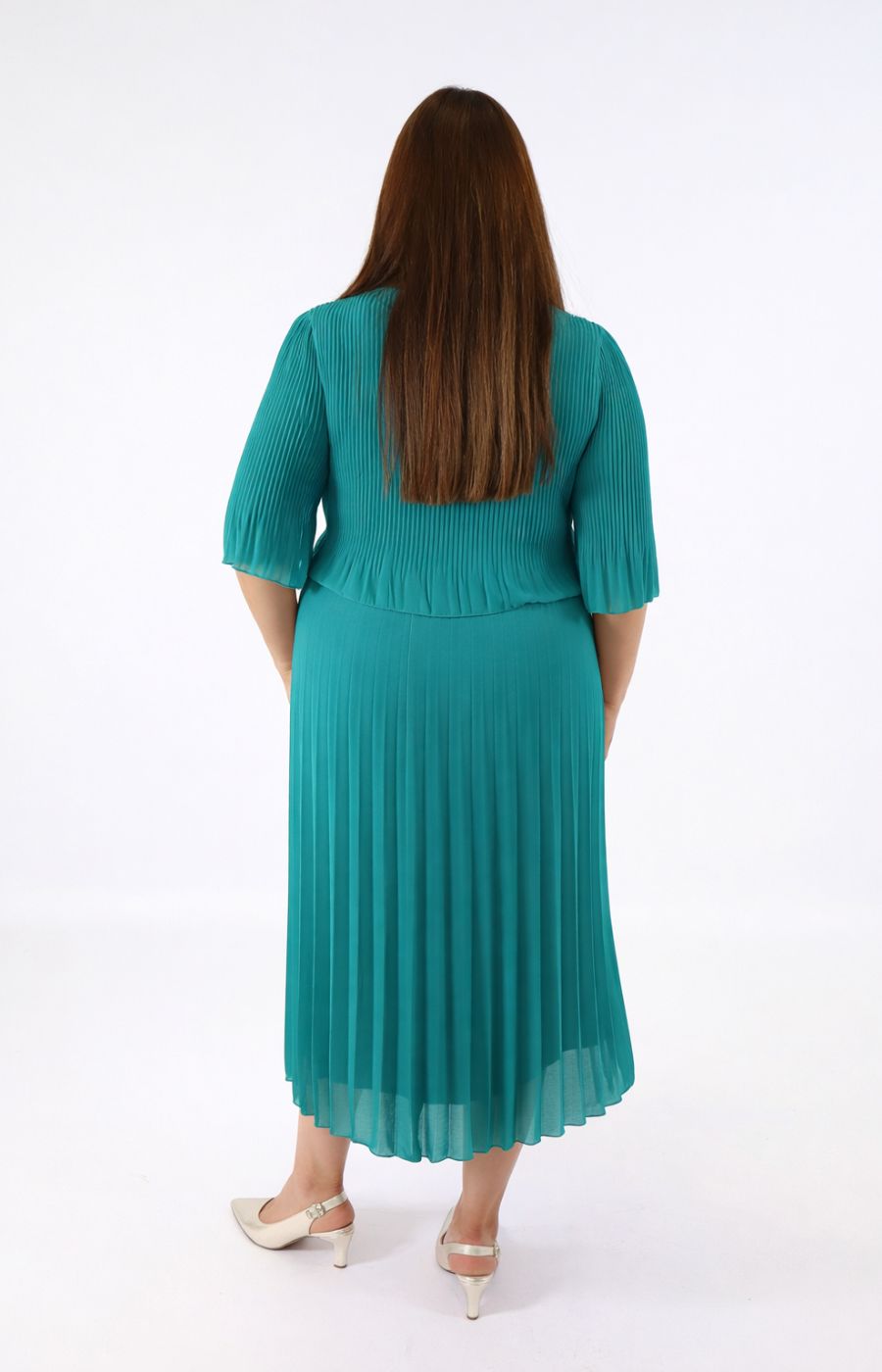 Elsie Dress in Teal 