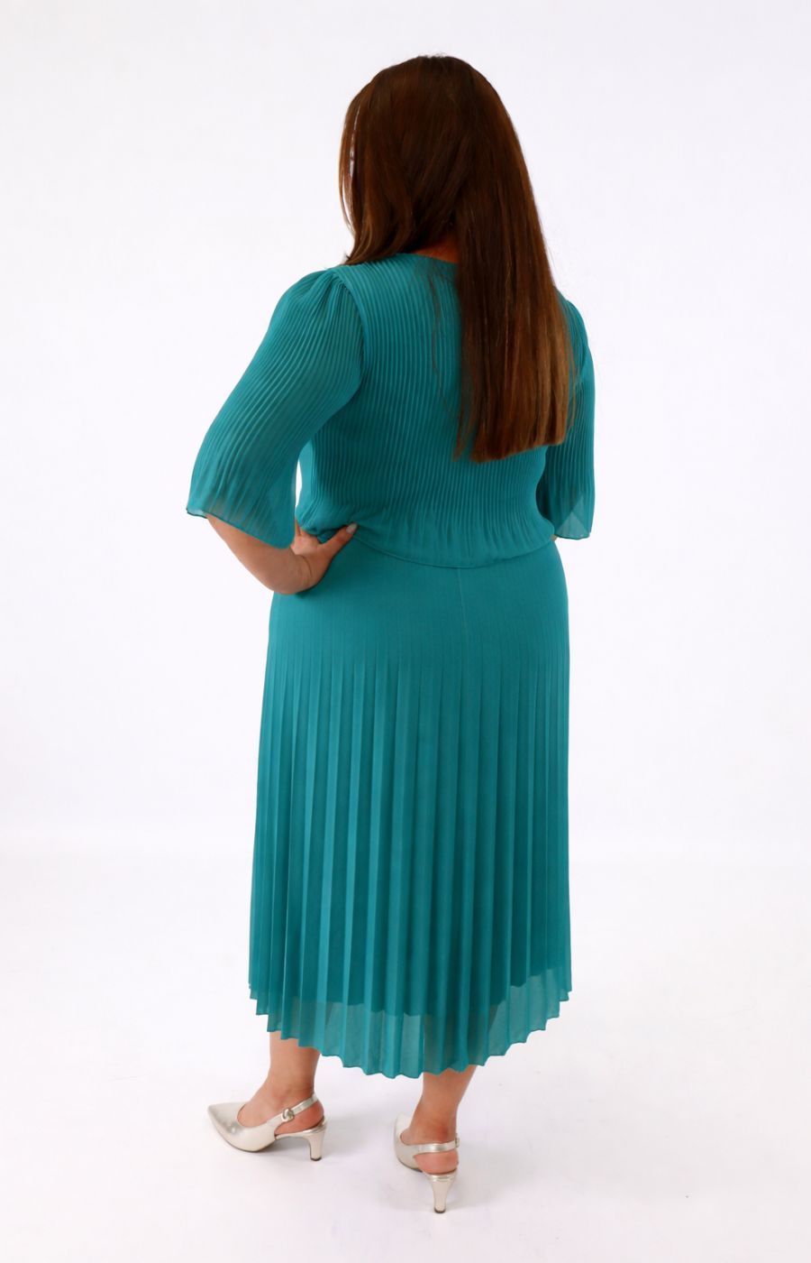 Elsie Dress in Teal 