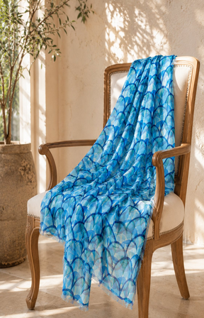 Emma Scarf in Blue 