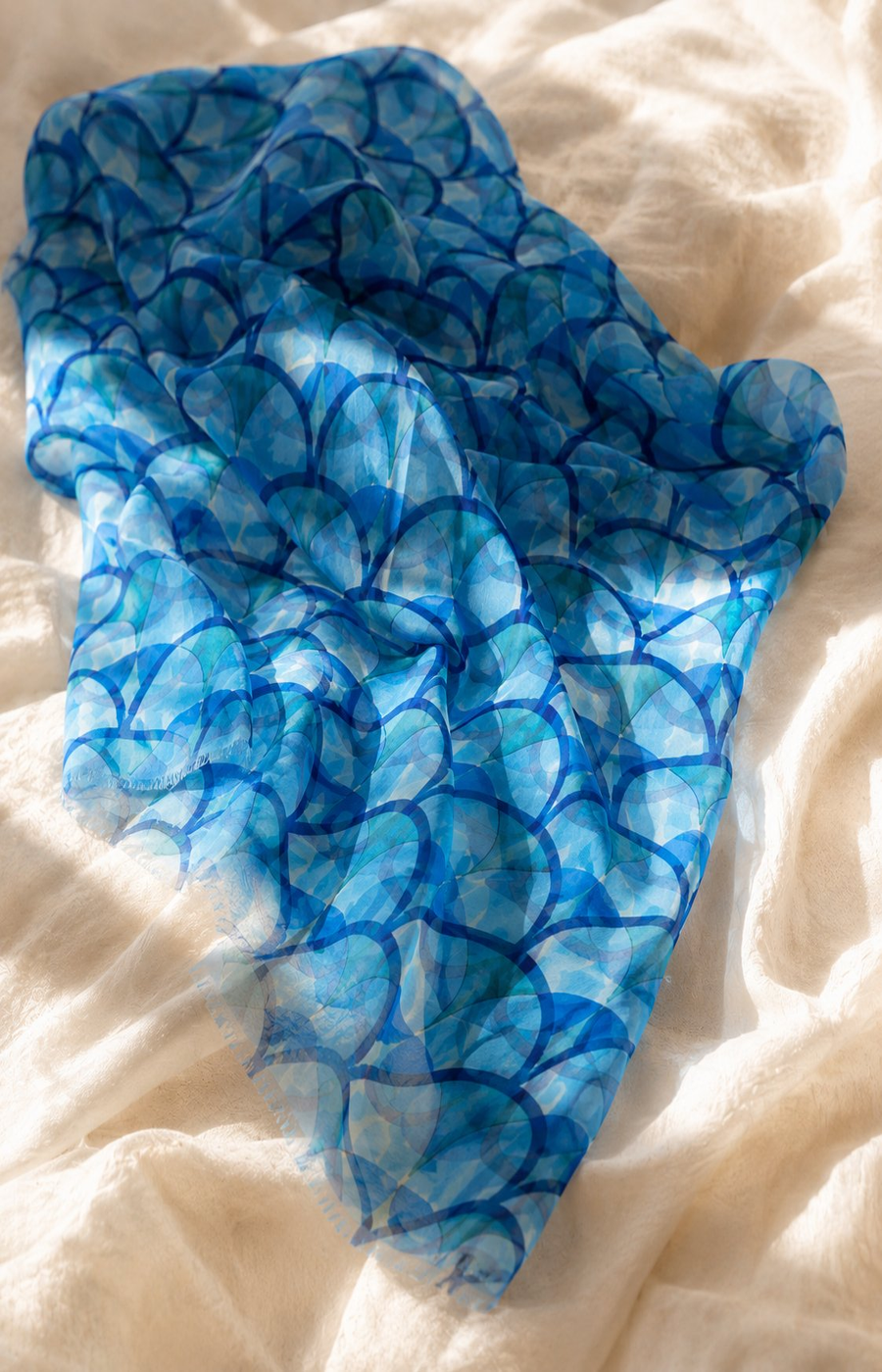 Emma Scarf in Blue 