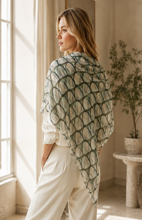 Emma Scarf in Khaki 