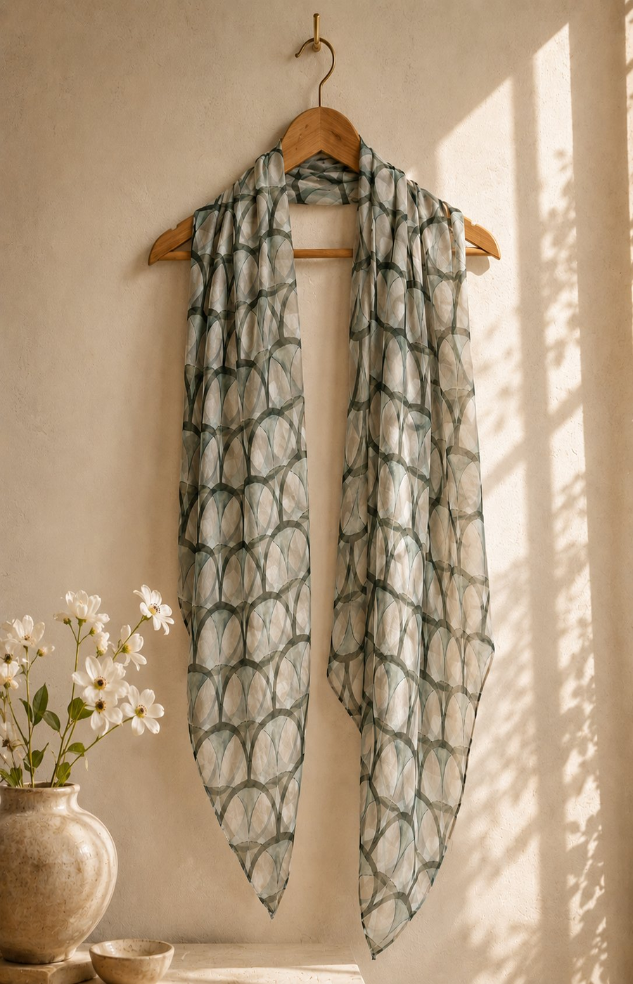 Emma Scarf in Khaki 