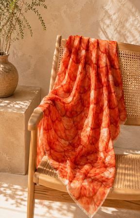 Emma Scarf in Orange 
