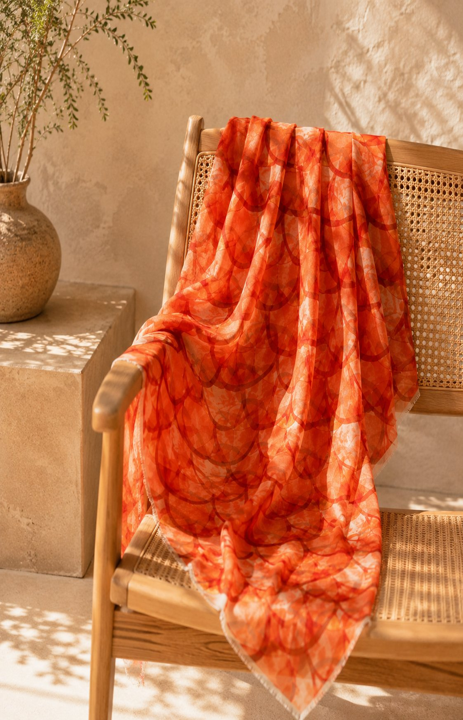 Emma Scarf in Orange 