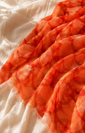 Emma Scarf in Orange 