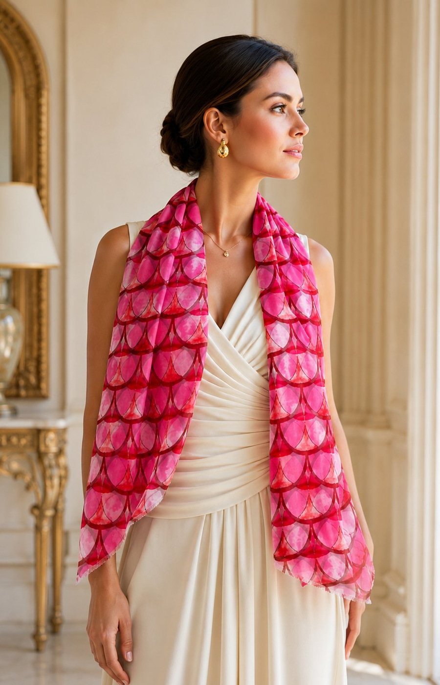 Emma Scarf in Pink 