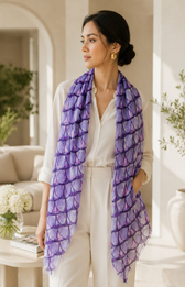 Emma Scarf in Purple 