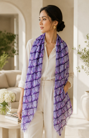 Emma Scarf in Purple 