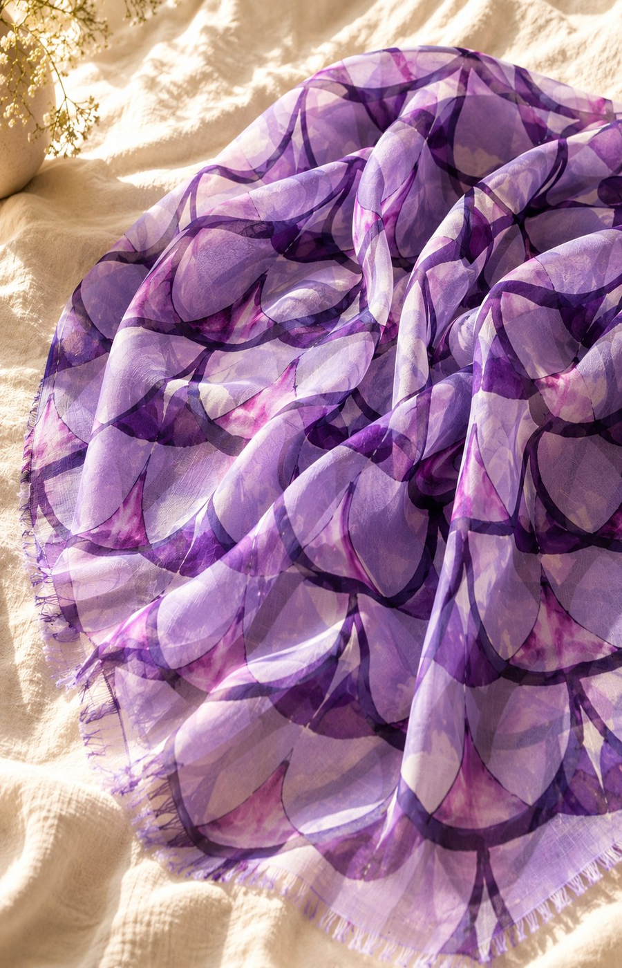 Emma Scarf in Purple 