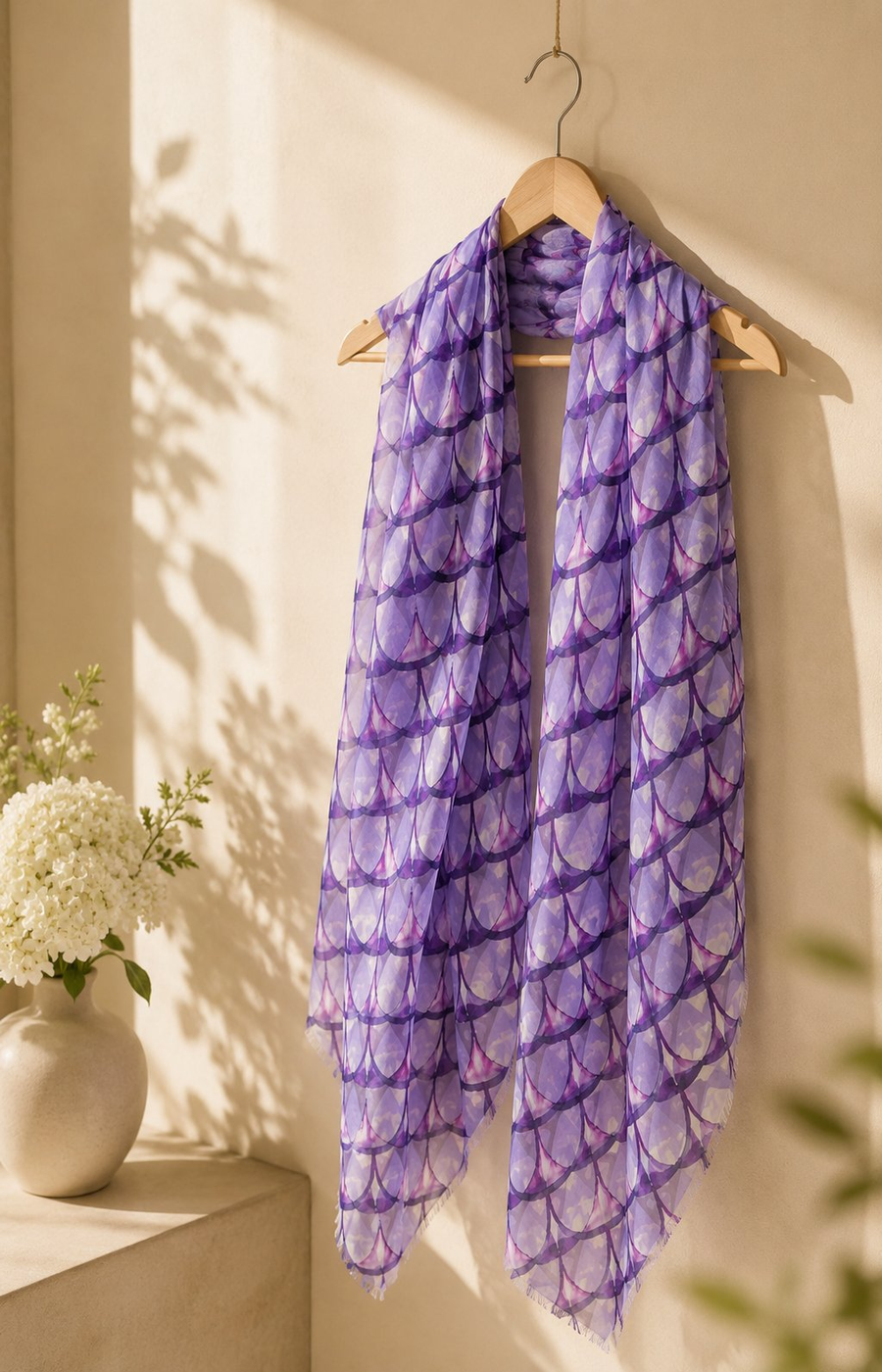 Emma Scarf in Purple 