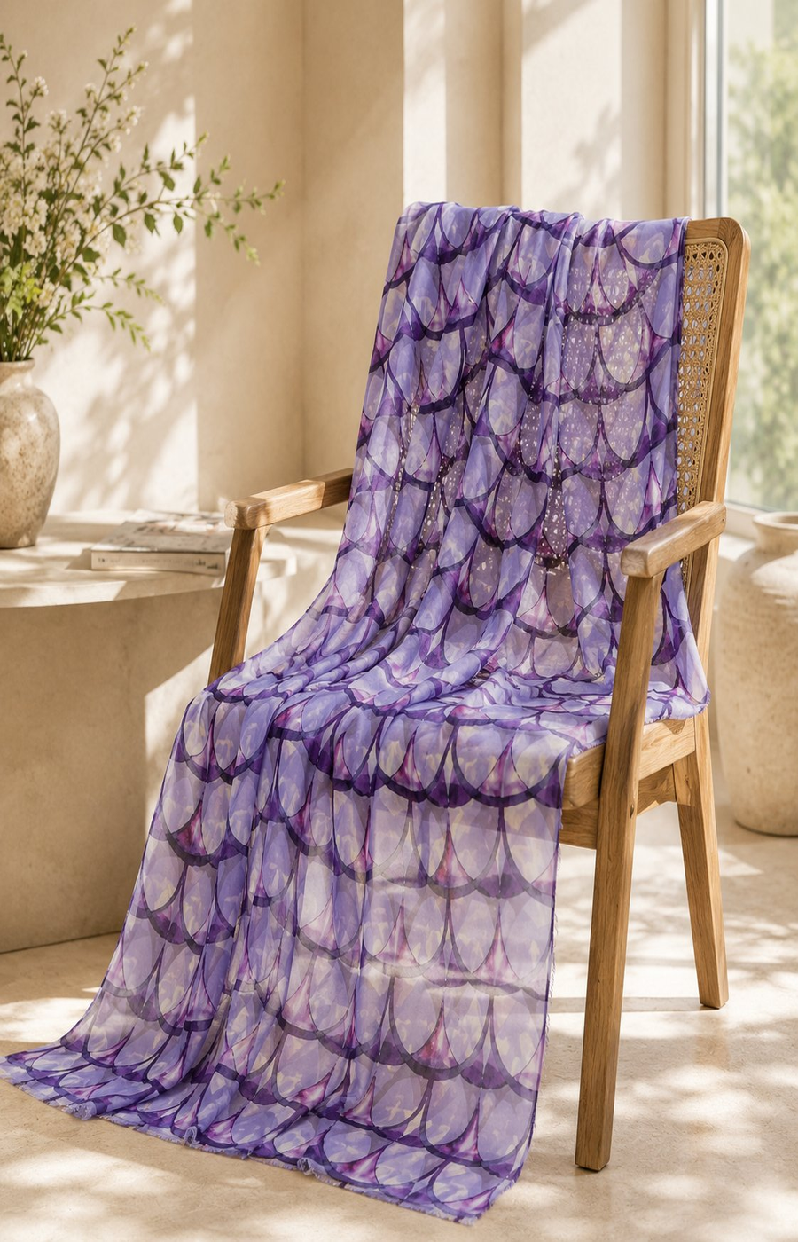Emma Scarf in Purple 