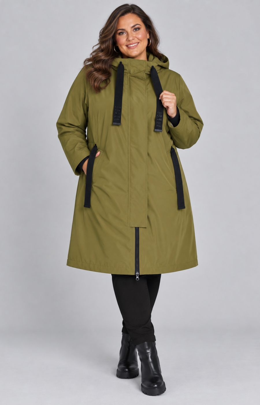Etage Colour Change Raincoat in Leaf 