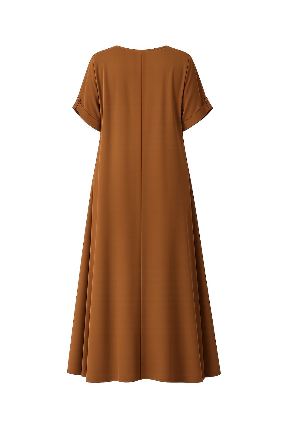 Faye Dress in Brown 