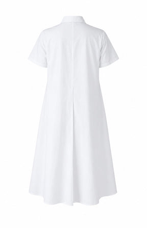 Fern Floral Dress in White 