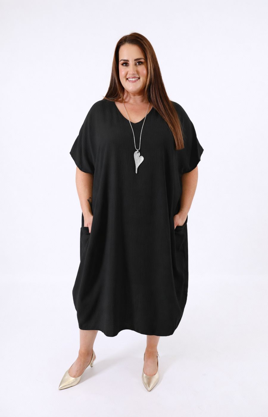 Flora Dress in Black