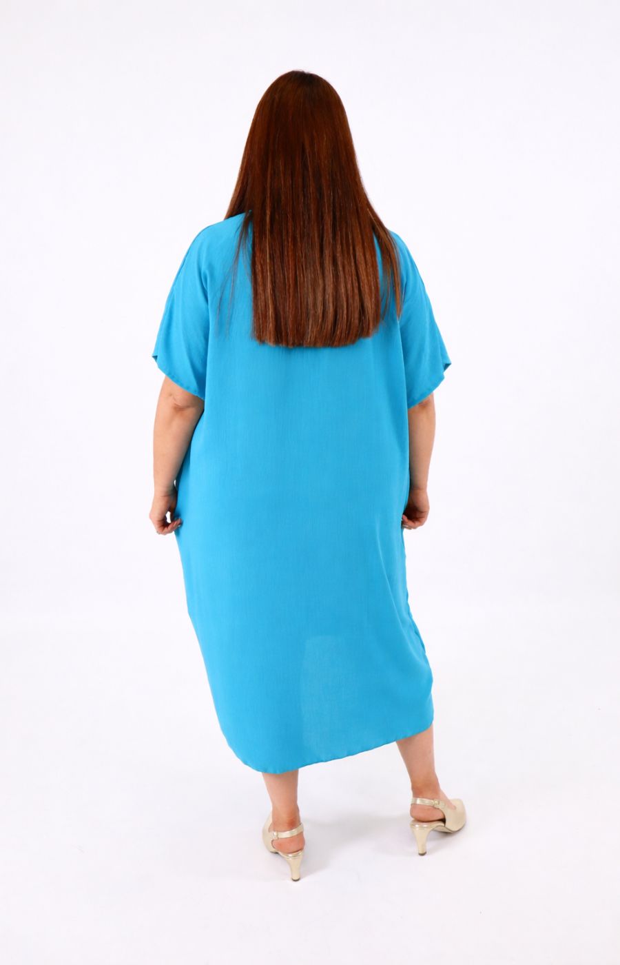 Flora Dress in Blue 