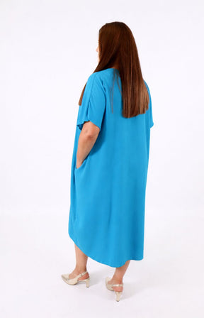 Flora Dress in Blue 