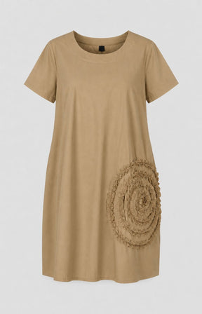 Florence Dress in Tan 