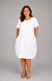 Florence Dress in White