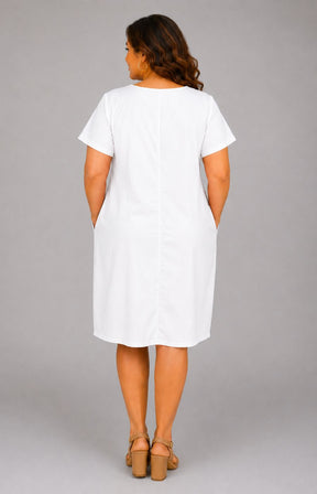 Florence Dress in White 