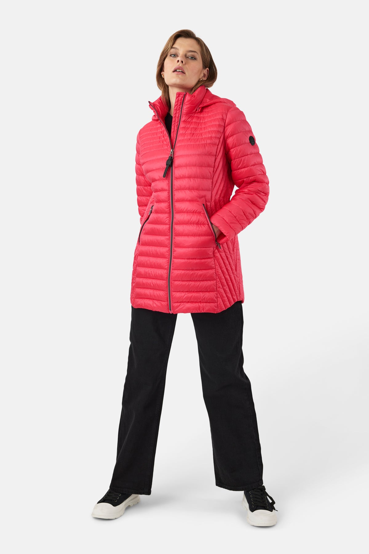 Frandsen Water Repellent Coat in Pink 