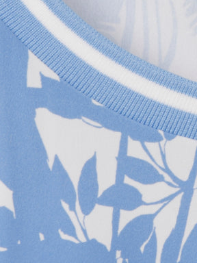 Frapp Floral T-Shirt in Blue