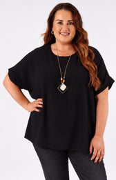 Freya Blouse in Black 