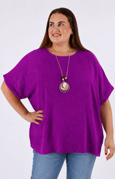Freya Blouse in Plum 