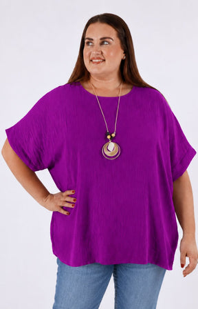 Freya Blouse in Plum 