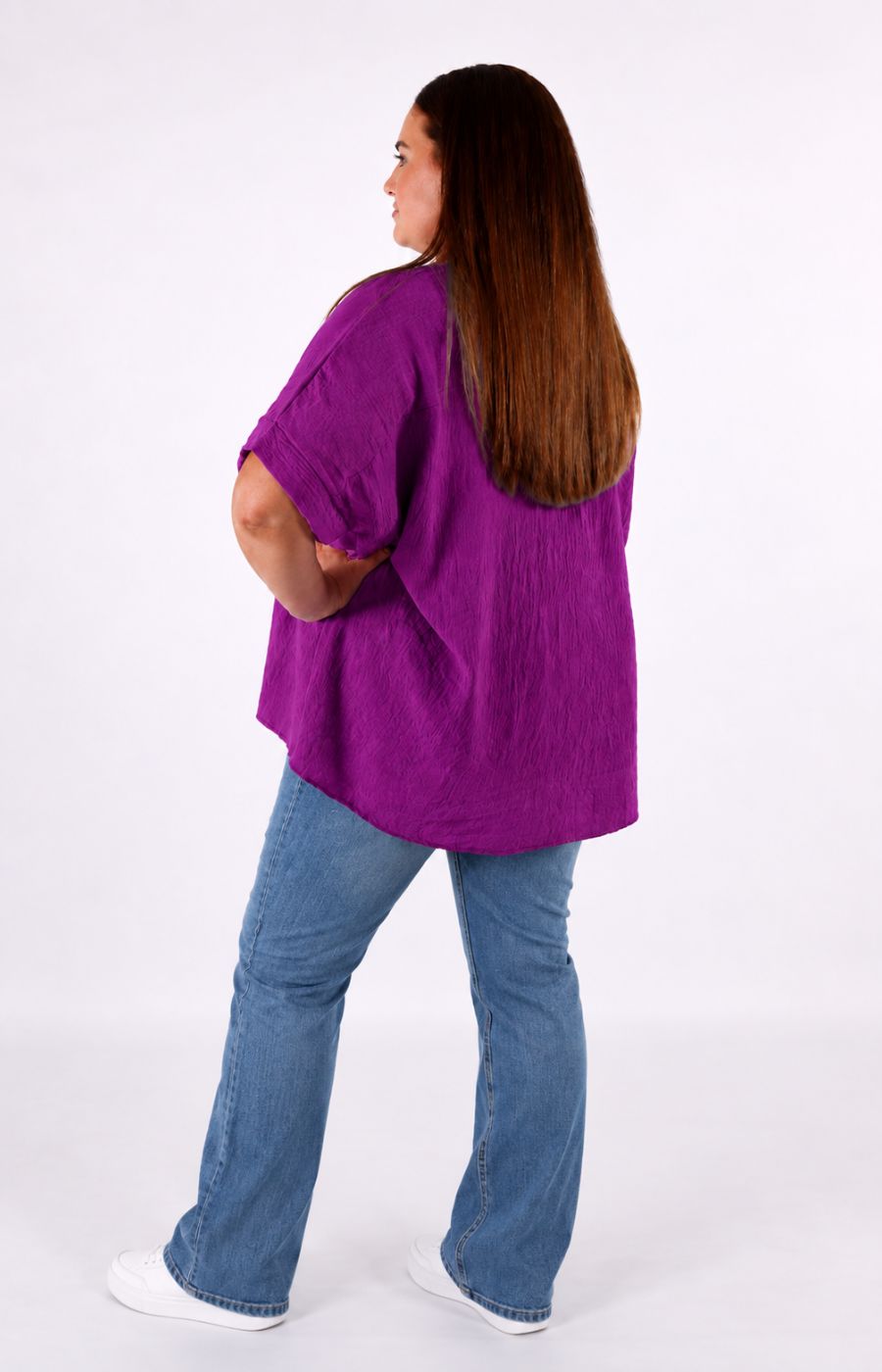 Freya Blouse in Plum 