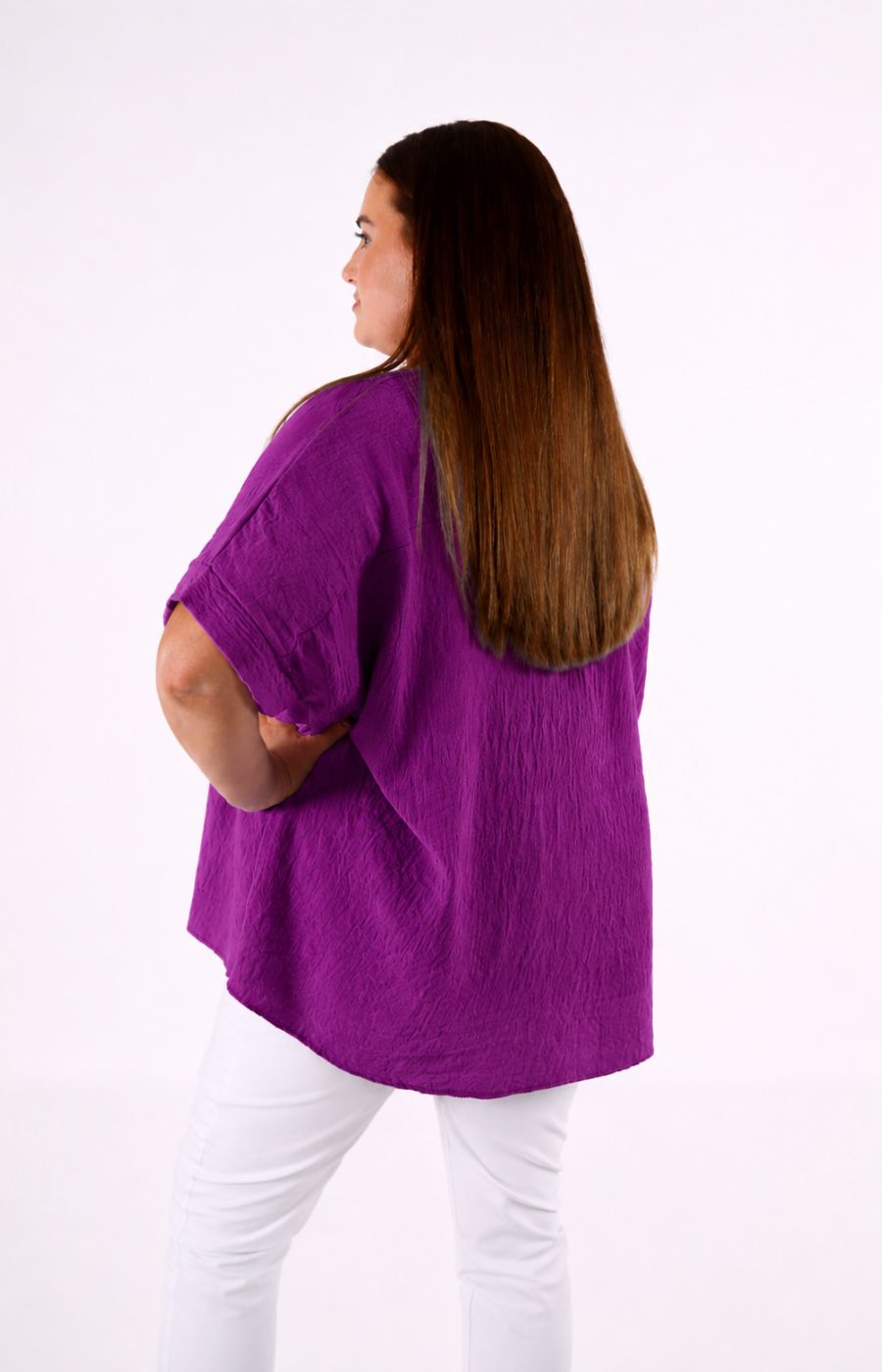 Freya Blouse in Plum 