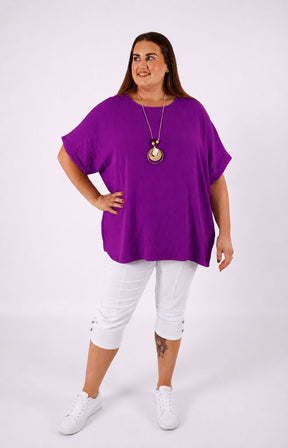 Freya Blouse in Plum 