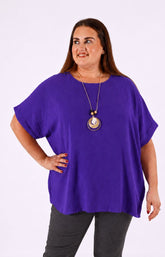 Freya Blouse in Purple 