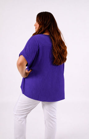 Freya Blouse in Purple 